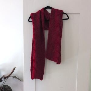Calvin Klein Red Knit Scarf